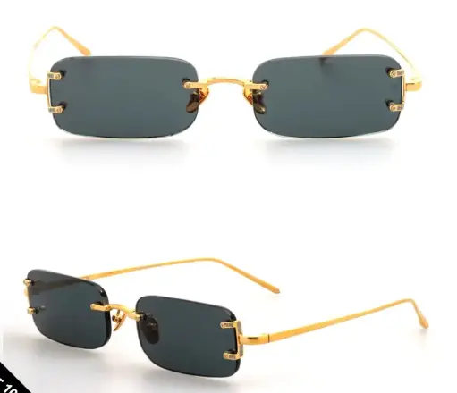 TAYLOR - YELLOW GOLD / GREEN LENS