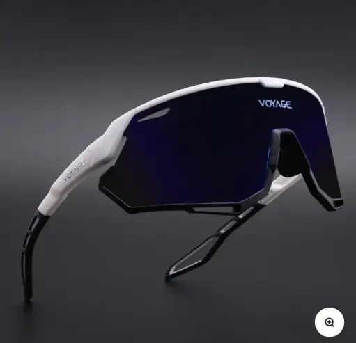 Voyage Select Drift Sunglasses (Multicolor Lens | White & Black Frame - SLMG6345)